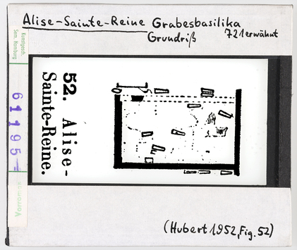 Vorschaubild Alise-Sainte-Reine: Grabesbasilika, Grundriss 